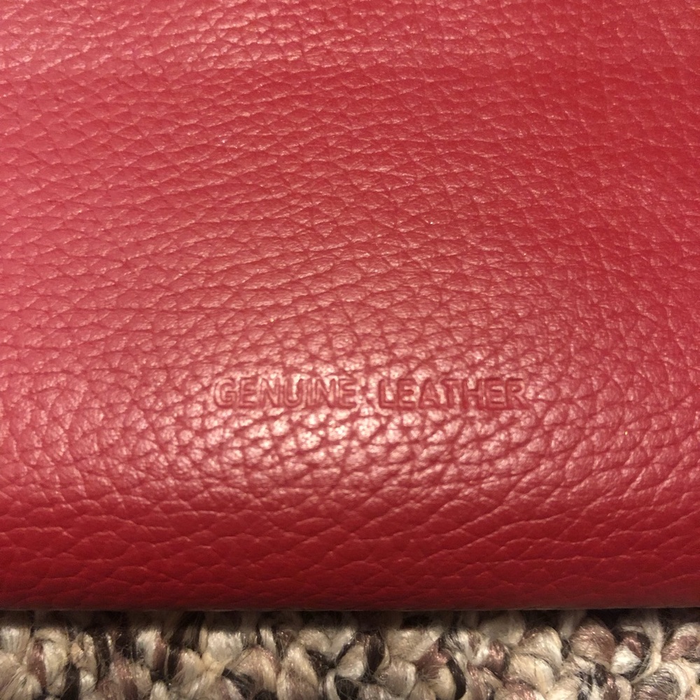 Red Leather Wallet - Picture 4 of 5